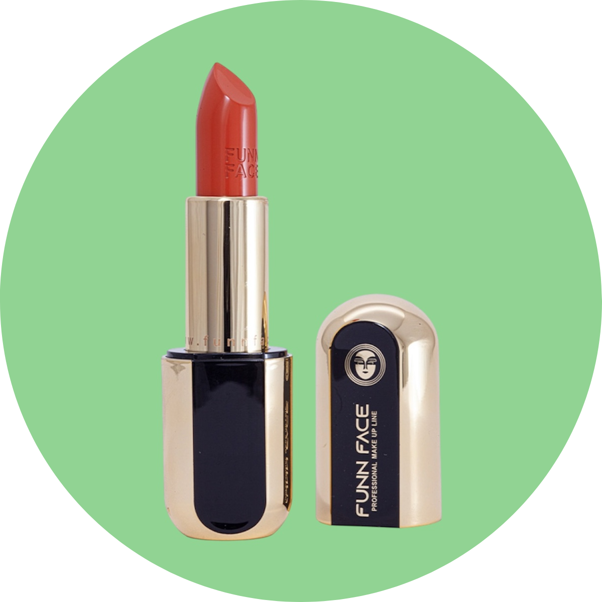 رژ براق فان فیس مدل ستین پرو شماره Funface Glossy Lipstick Model Satin Pro S252 /S252