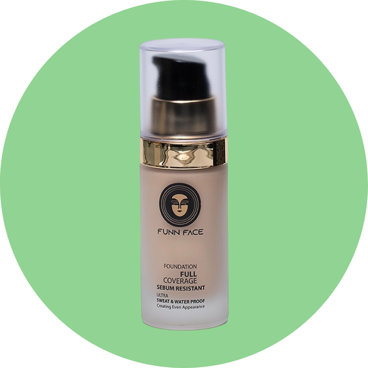 کرم پودر فول کاور فان فیس مدل B108 حجم 30 میل/Funn Face Full Cover Foundation